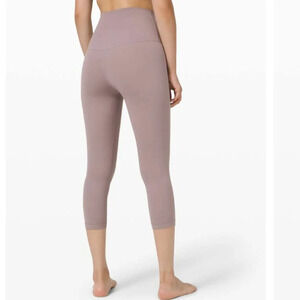 Lululemon Align High-Rise Crop 21" Violet Verbena Size  6